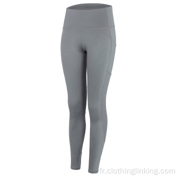 Pantalon d&#39;entraînement de yoga taille haute pour femme